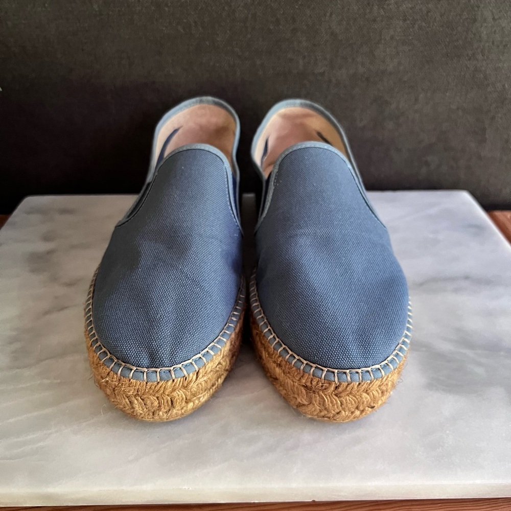 Like New Viscata Shoes Womens 39 Espadrille Blue - Picture 3 of 11